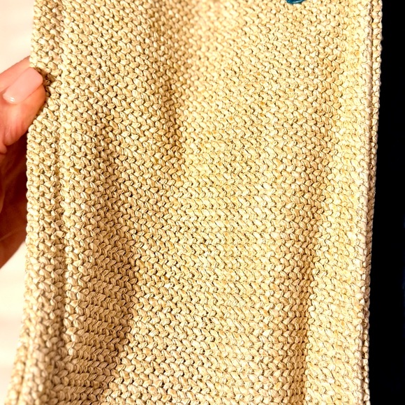 Kurt Geiger Beige Tote with Pink and Green Accents - Picture 5 of 7